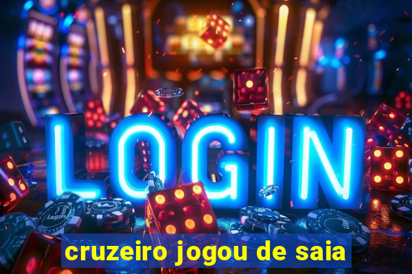 cruzeiro jogou de saia